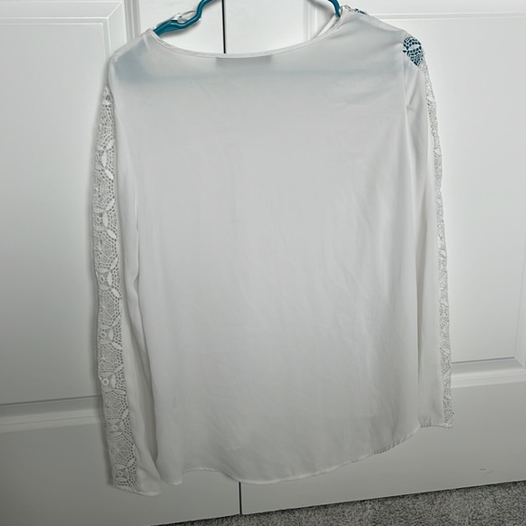 White Zara basic blouse - Picture 3 of 4